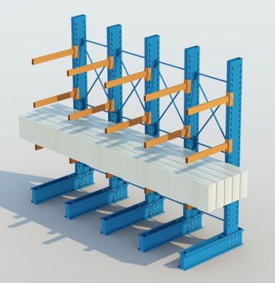 Roll form cantilever rack 01