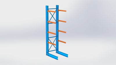 Structure cantilever rack H 02